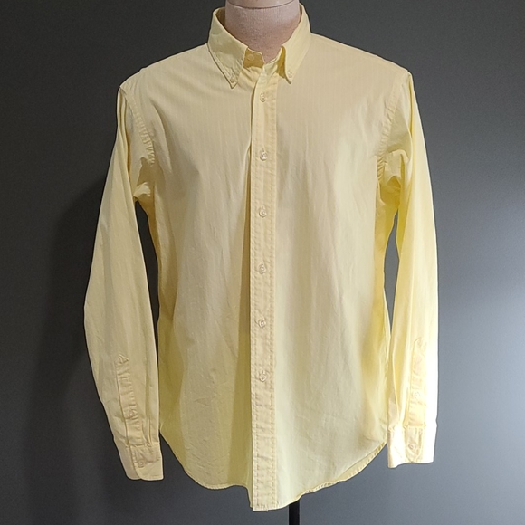 VTG FR Tripler Signature Gold Button-down Shirt L